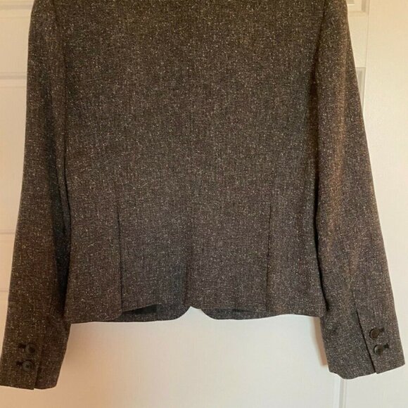 𝅺larry Levine Women's Gray Blazer Size 8 - Picture 7 of 9